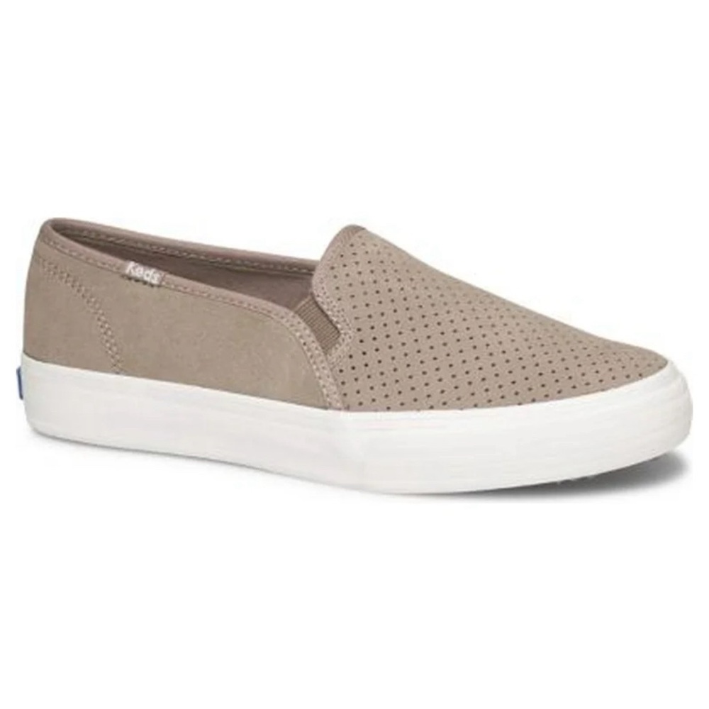 Keds Double Decker Perf Suede Women’s Size 7.5 Taupe